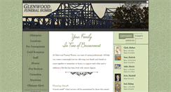 Desktop Screenshot of glenwoodfuneralhomes.com